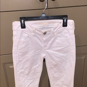american eagle white jeans